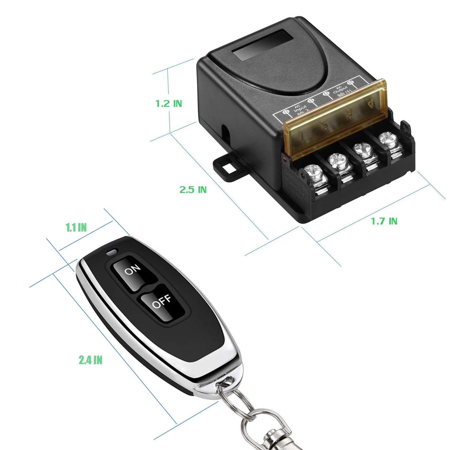 QOFOWIN switch supports wide application for lights, motors, and security devices.