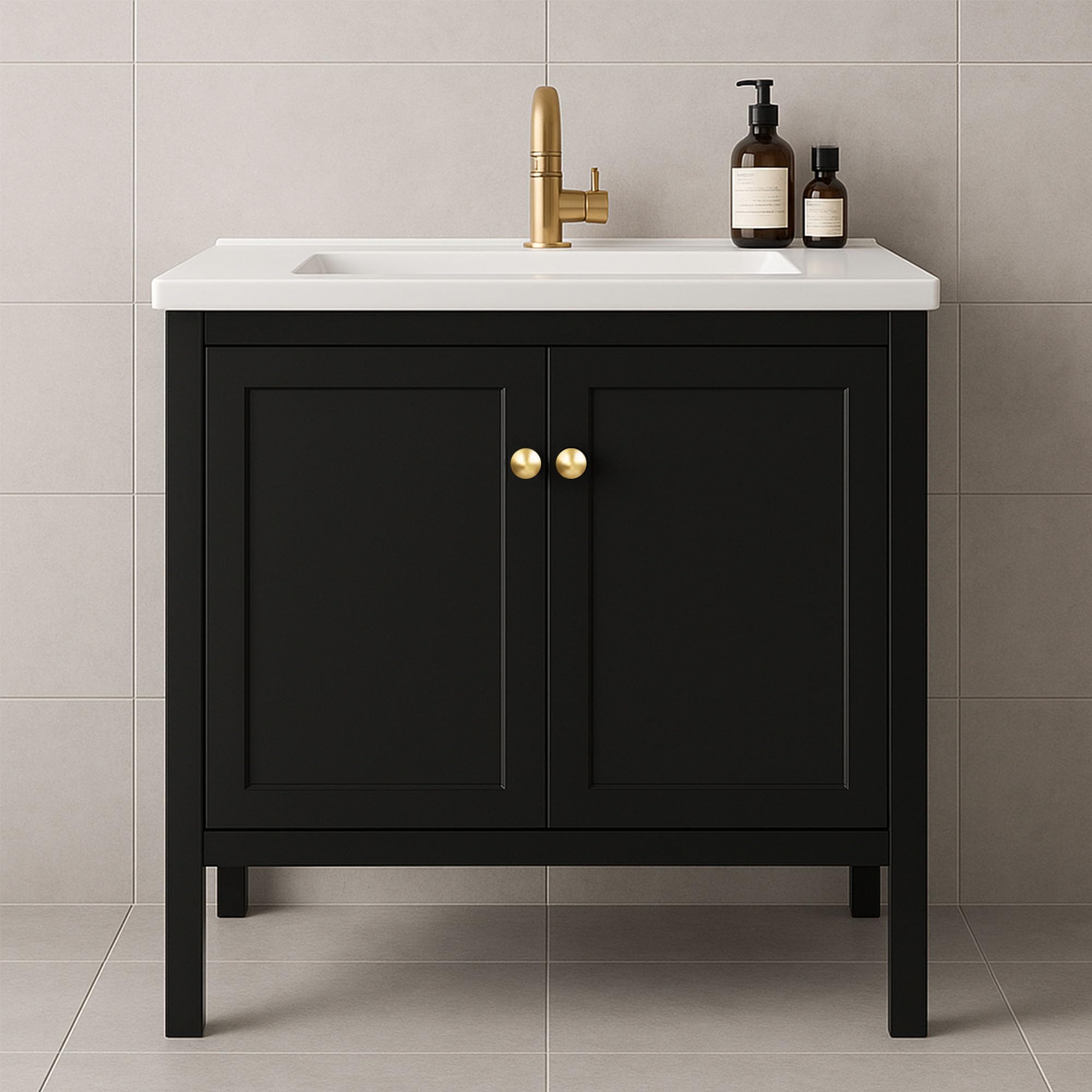 Secure grip and comfortable feel on drawers with QOGRISUN knobs.