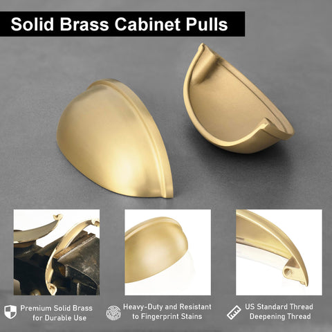 QOGRISUN cup moon style pulls add contemporary charm to furniture