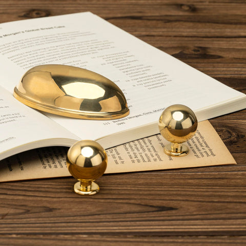 QOGRISUN unlacquered brass knob dimensions ensure secure fit.