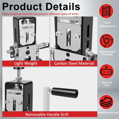 Qopaw drill powered stripper attachment enables faster stripping with a power drill.
