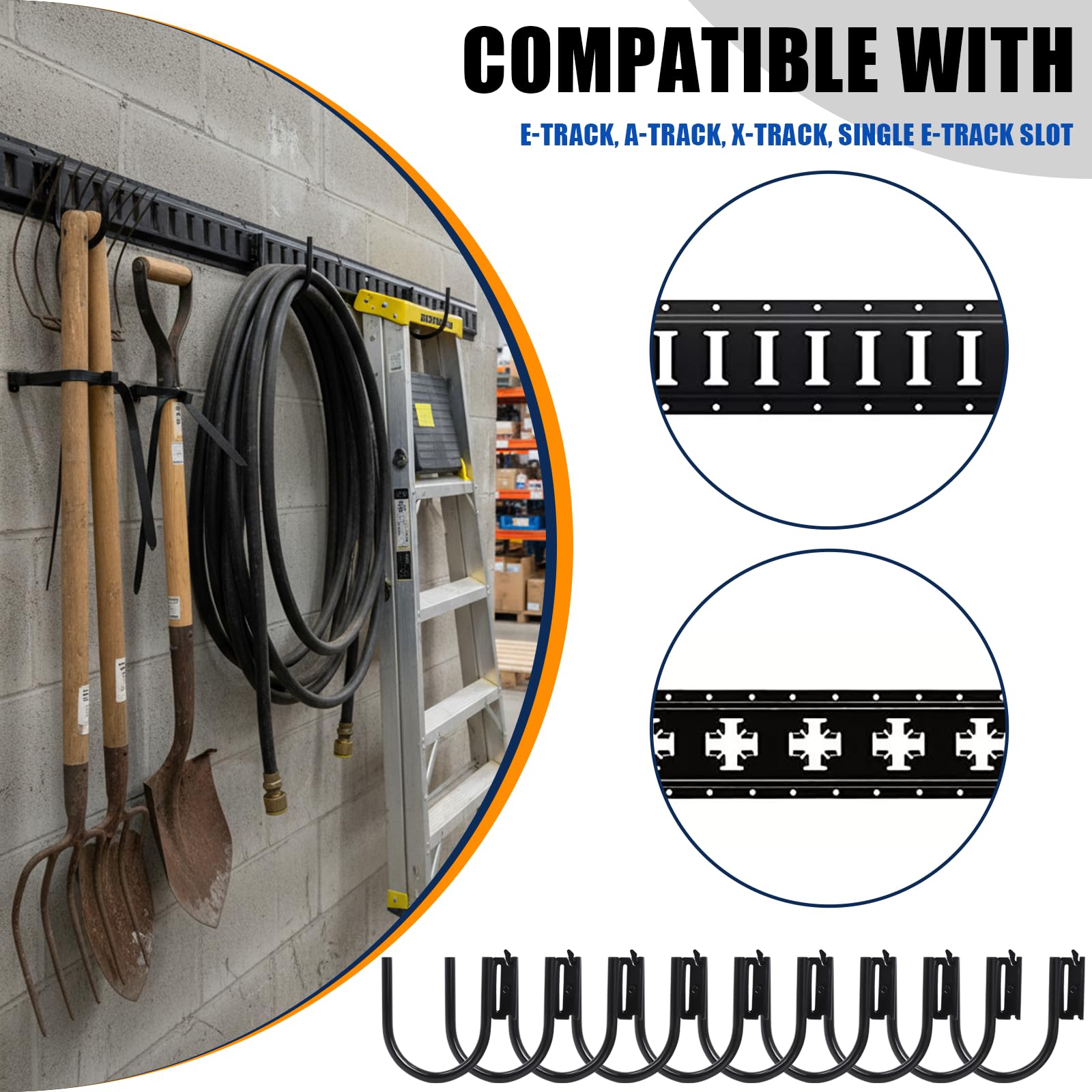 Qopaw Trailer interior security with E-track hooks