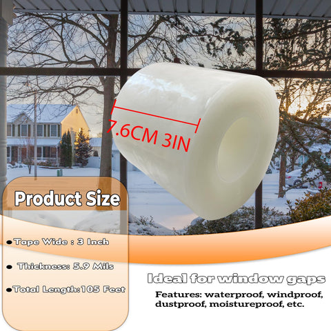 Qoqooice draft sealing for doors and windows helps reduce energy loss