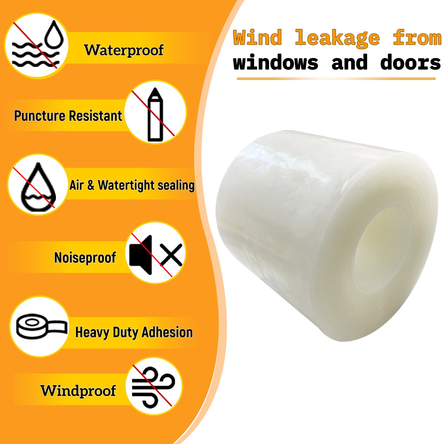 Qoqooice easy apply weather strip facilitates fast, clean installation