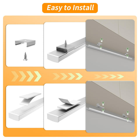 QOYWUO linkable two-unit setup for larger spaces with seamless illumination.