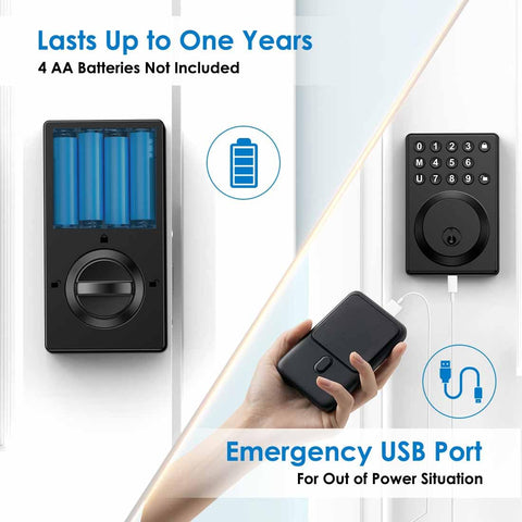 QPW easy installation lets you replace existing deadbolt quickly