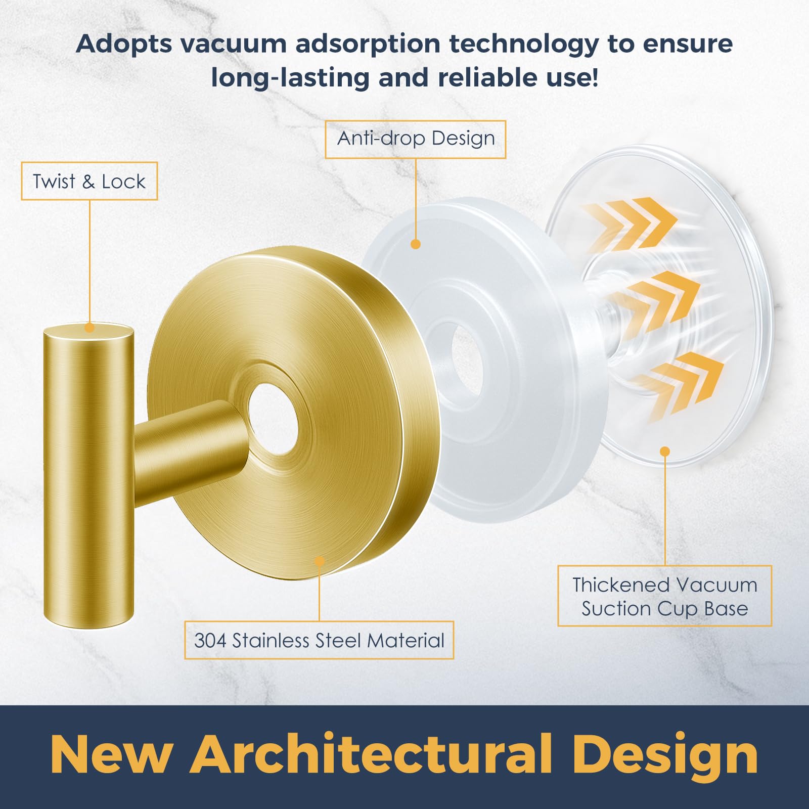 QQK 304 stainless steel construction demonstrates durable, rustproof performance.