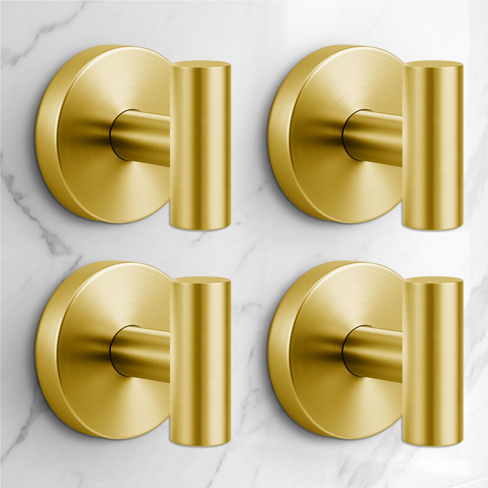 QQK heavy-duty suction cup hook holds a towel in a bathroom for easy drying.