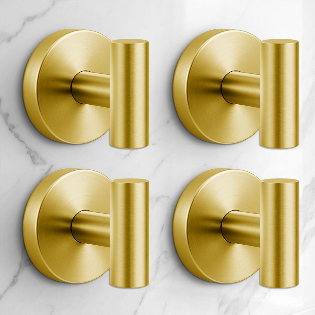 QQK heavy-duty suction cup hook holds a towel in a bathroom for easy drying.