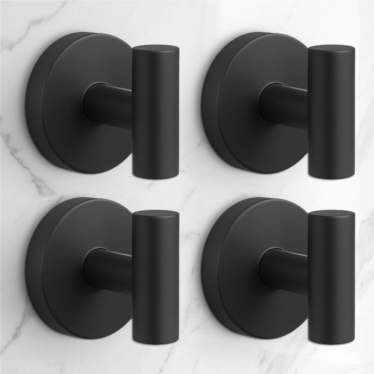 QQK suction cup hooks on glass surface for secure adhesion in damp spaces