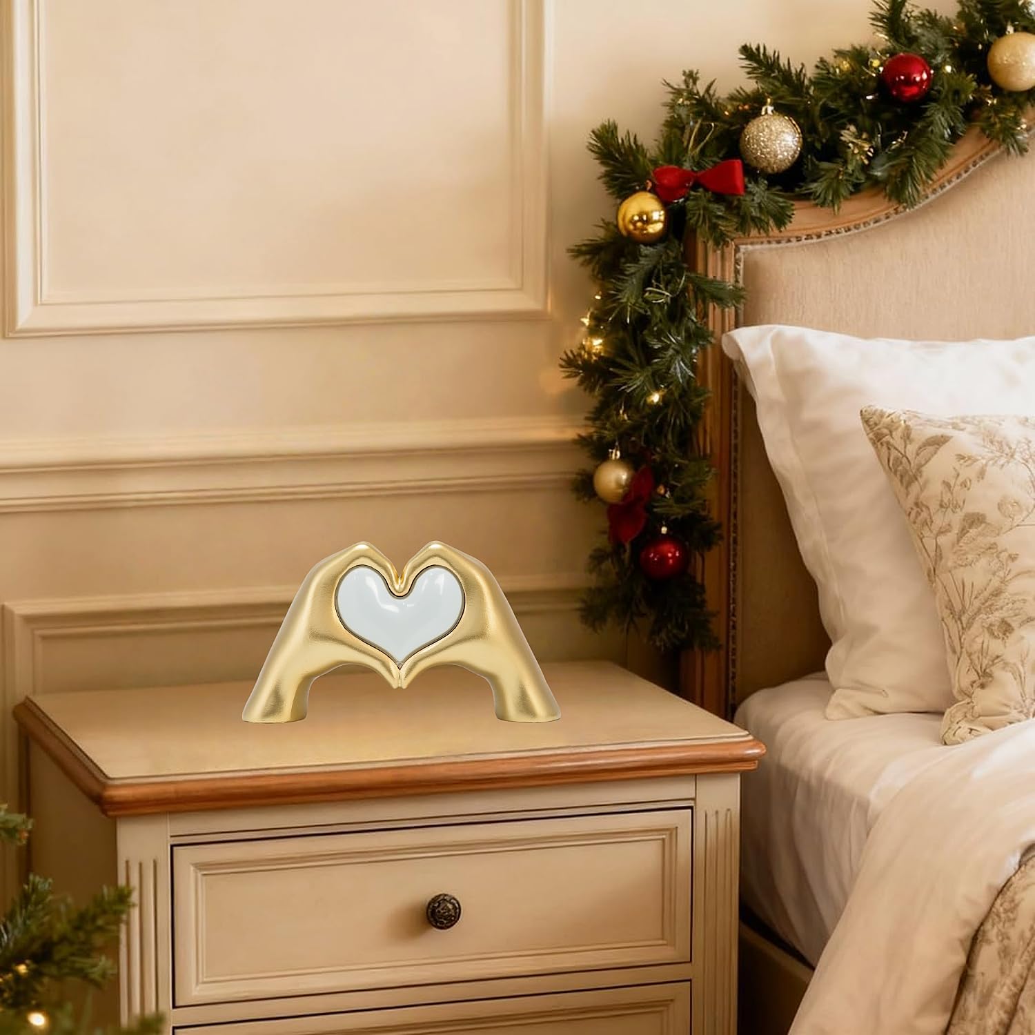 Qrglintwin Heart Hands Lamp ideal nursery night light with soft glow