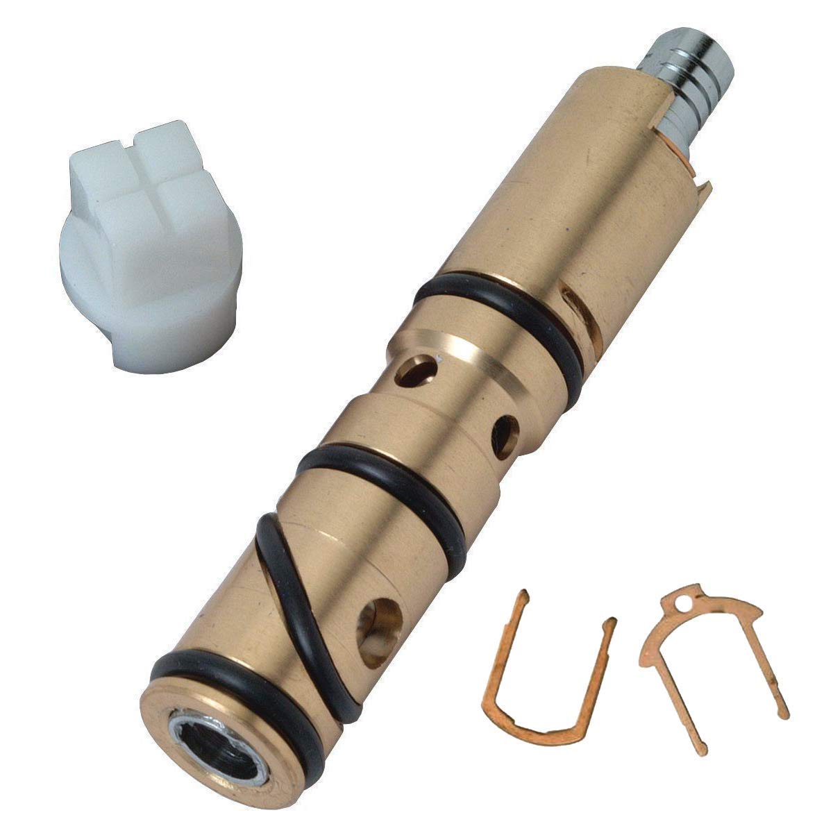 QRP repair kit for Moen 1200B brass stem cartridge enables leak repair and smooth operation.