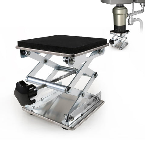 QruiLanTu garbage disposer bracket package secures under-sink setup with durable stainless steel.