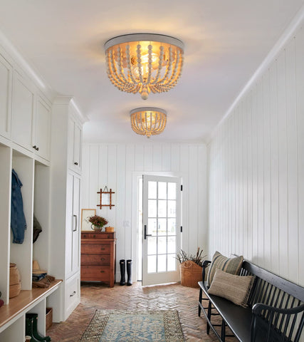 QS Boho Chandelier suitable for hallway and closet spaces with decorative beads