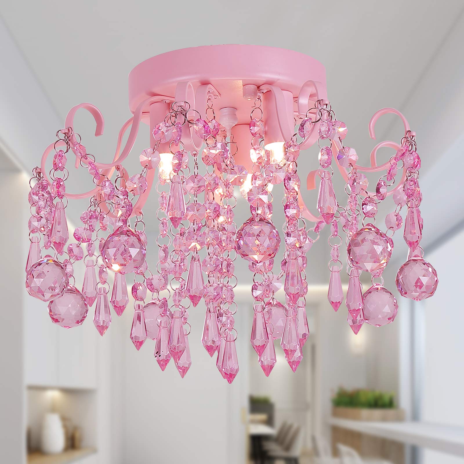 Q&S crystal parts sparkle, elevating any hallway, bathroom or balcony space.
