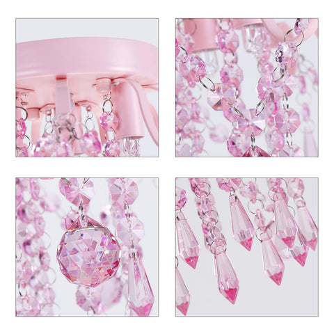 Q&S small chandelier suitable for bedrooms, hallways, and closets.