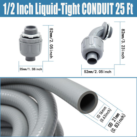 QSHFTO 180-degree straight fittings pack enabling clean turns around obstacles.