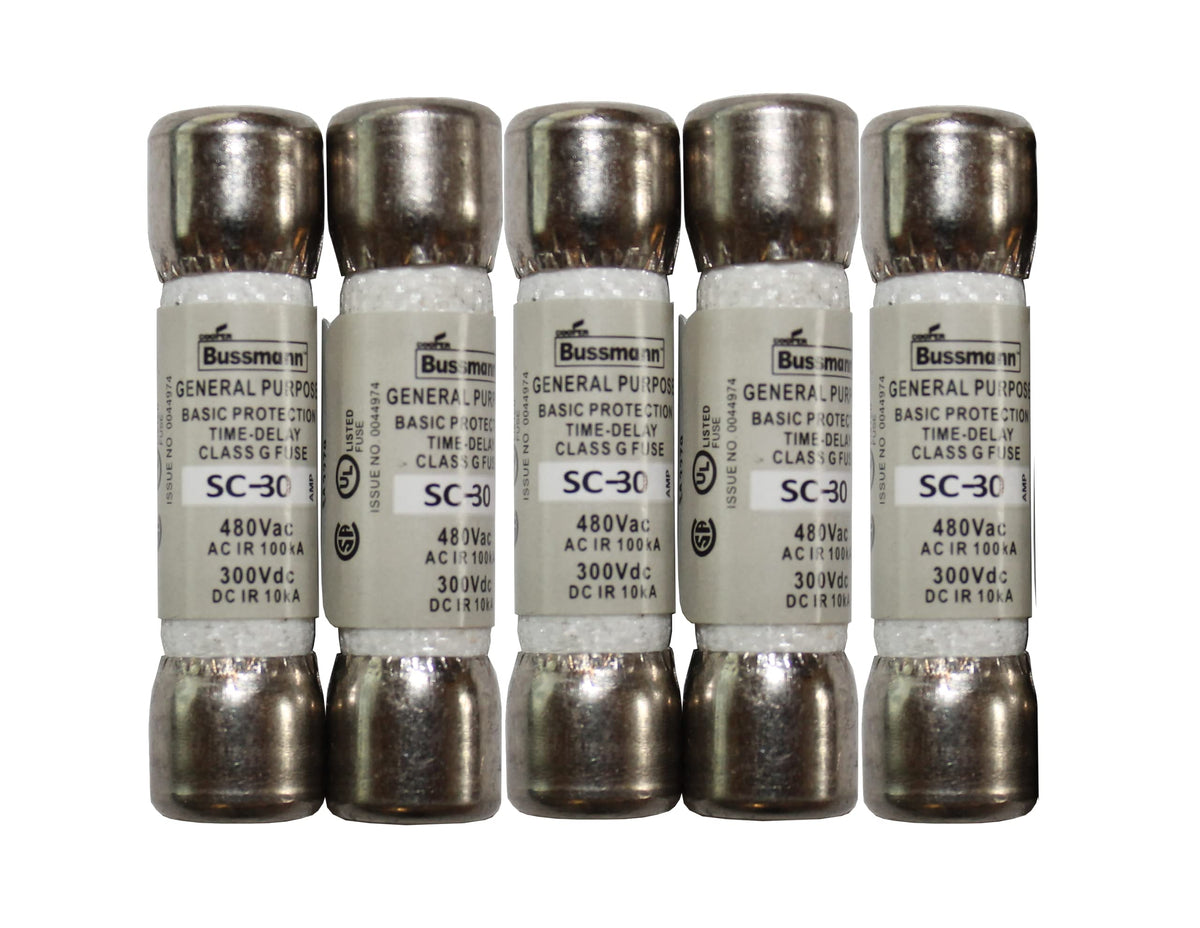 QSU SC-30 five-pack packaging for general circuit protection