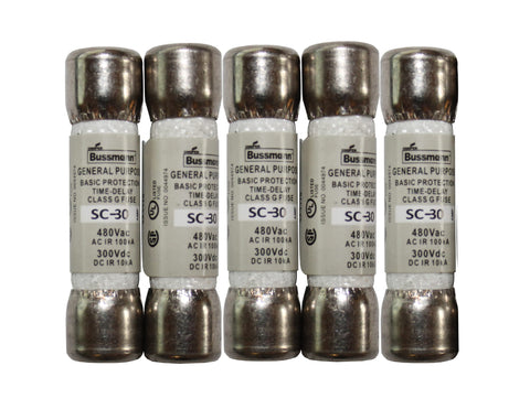 QSU SC-30 five-pack packaging for general circuit protection