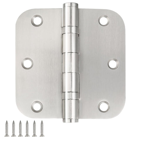 qtanber ball-bearing door hinges closeup steel texture emphasizes smooth operation and corrosion resistance.