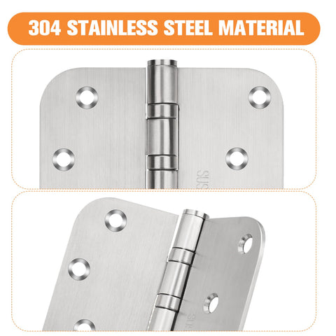 qtanber radius corners 5/8 inch designed hinges fit standard frames.