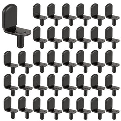 QTLCOHD 5mm shelf pegs pack front view for durable cabinet support.