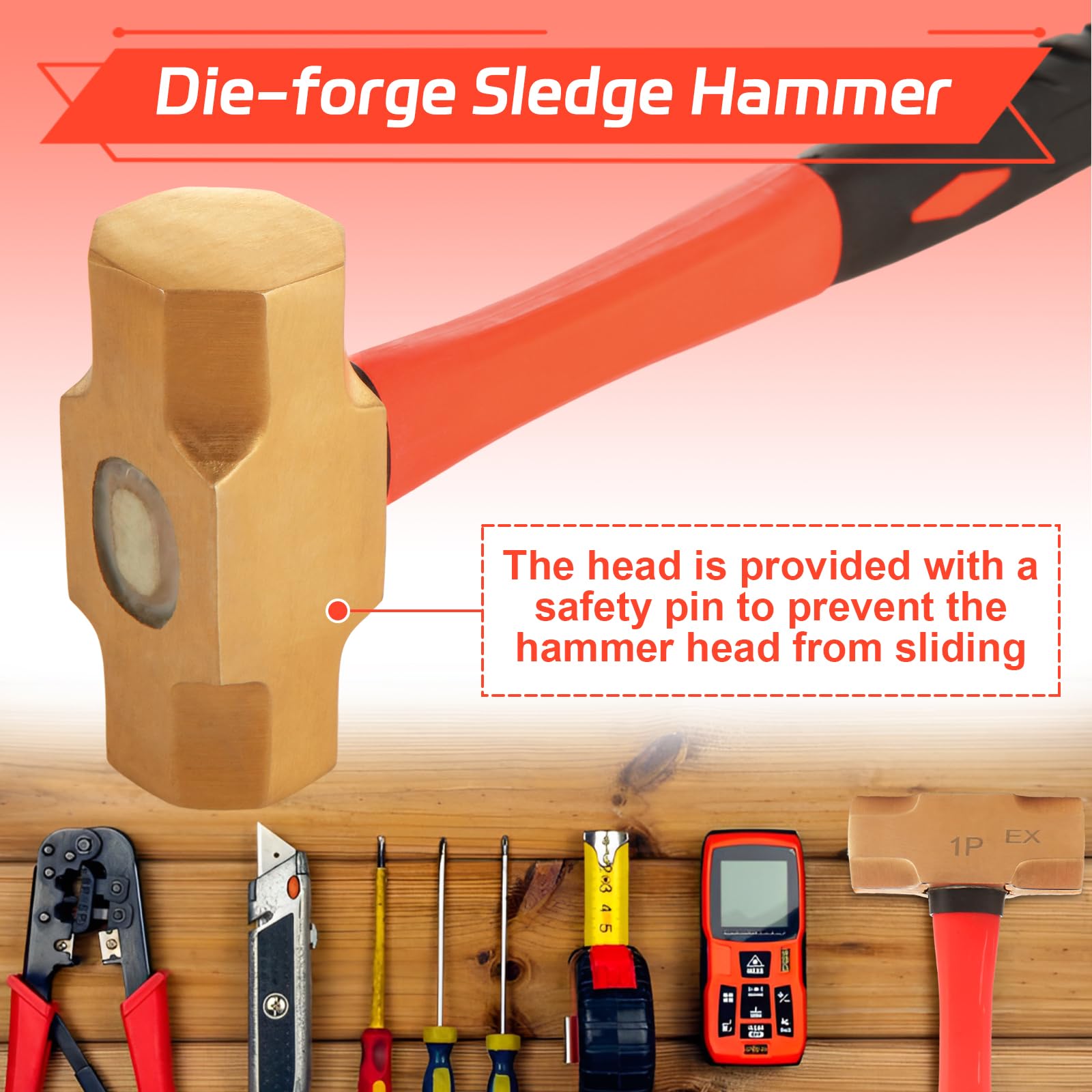 QTLCOHD die-forge head design delivering a secure, uniform striking surface.