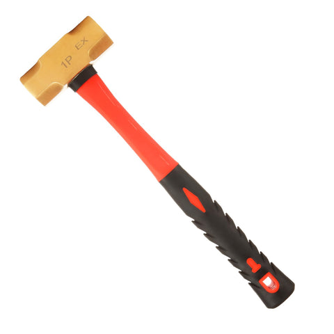 QTLCOHD brass sledge hammer head designed for non-sparking metalwork and safety.
