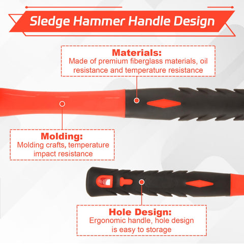 QTLCOHD brass hammer safety pin shown to prevent head loosening during impact.