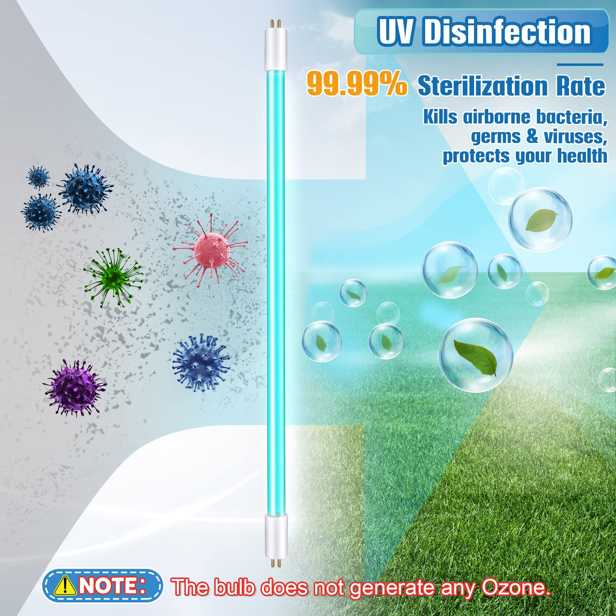 Qualirey UV-C bulb installed in purifier helps maintain performance.
