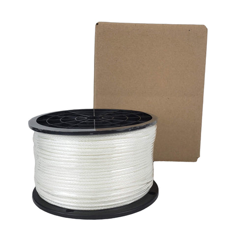 Quality Nylon Rope solid braid 500 ft spool for long-term projects outdoors