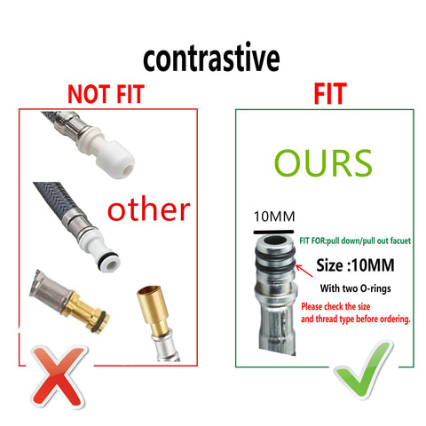 QUAN HUA nylon braided finish with stainless steel fittings for durable use.