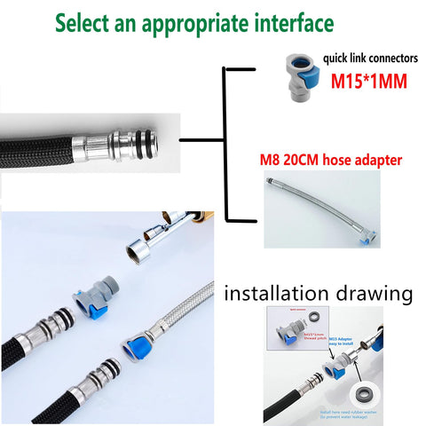 QUAN HUA stainless steel fittings provide a secure, leak-free seal.