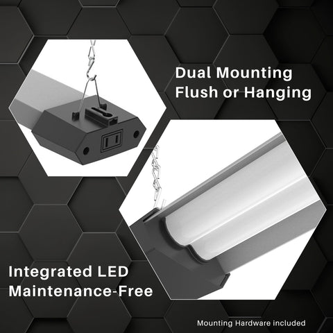 Quarterback 50W LED fixture delivers daylight 5000K for precise work.