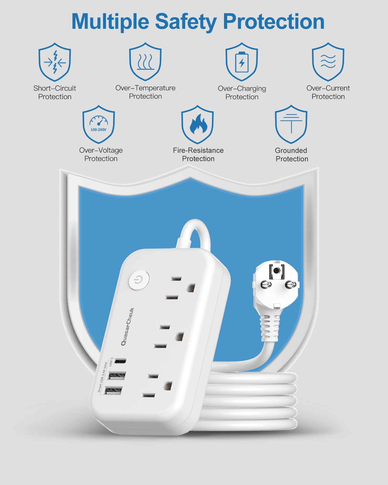 QuasarCheuk US-to-EU plug-in use showcasing compatibility.