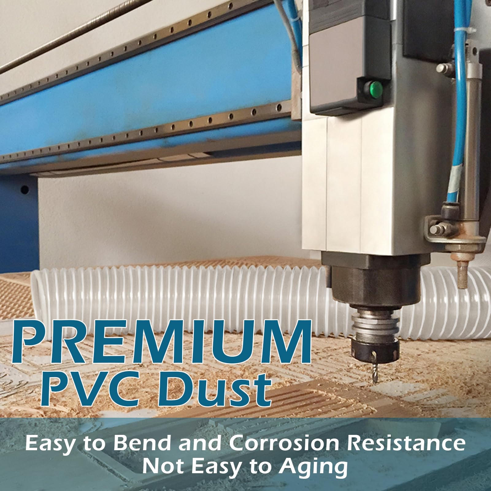 Qucship thickened PVC material resists punctures during wood dust tasks