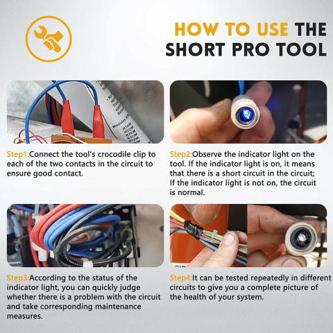 Queencar Short Pro Tool in use by technician on a panel