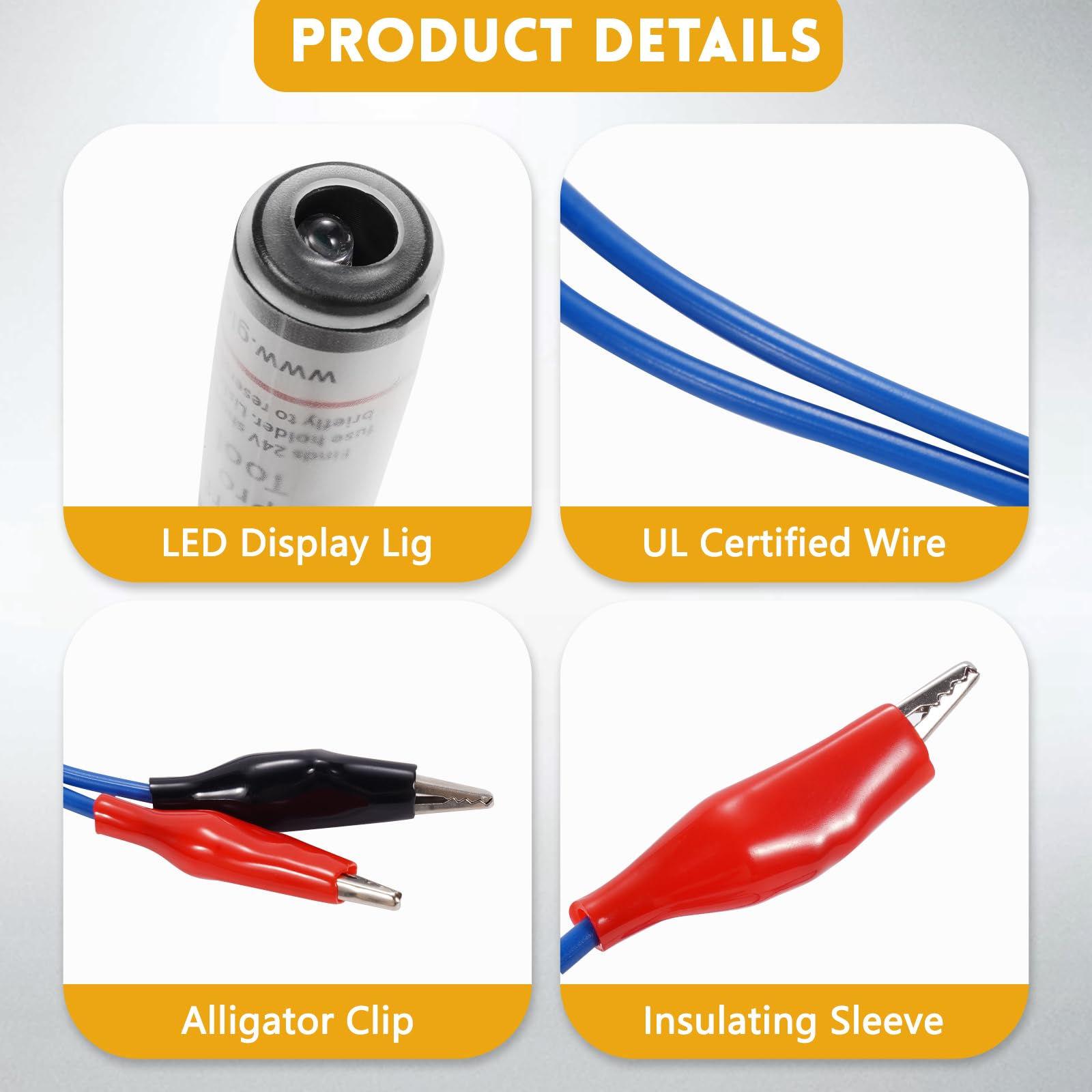 Queencar Short Pro Tool 24VAC LED indicator in action for status visibility