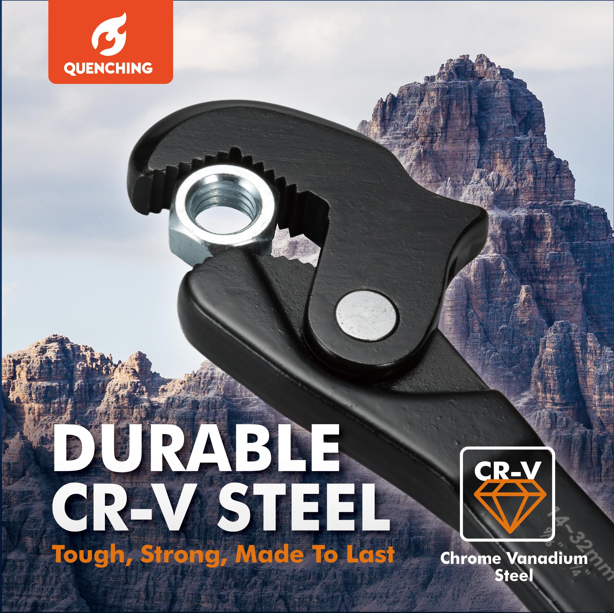 QUENCHING quick-adjust enables fewer tool swaps during repairs
