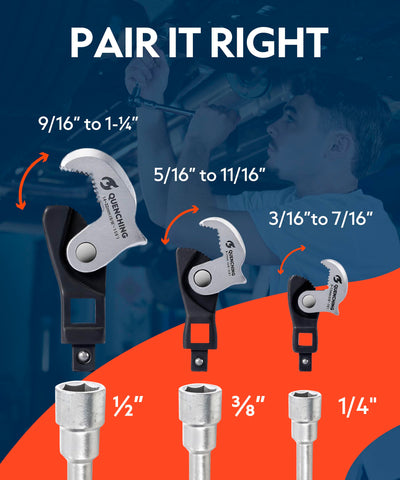QUENCHING compact three-piece kit enables access in tight spaces