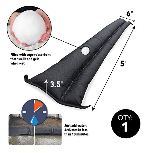 Dual-chamber design helps prevent movement during floods.