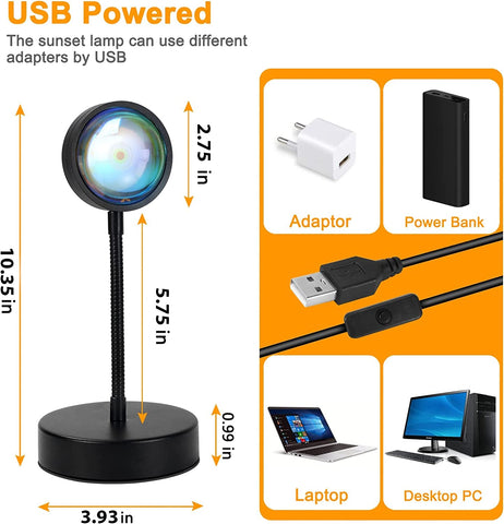 QUIGO USB-powered 10W LED provides bright, long-lasting ambiance