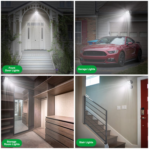 Quilttered two-pack setup shown for consistent outdoor lighting coverage