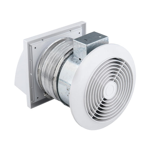 Quini 512M 6-inch through-wall exhaust fan package, ready for quick installation and improved airflow.