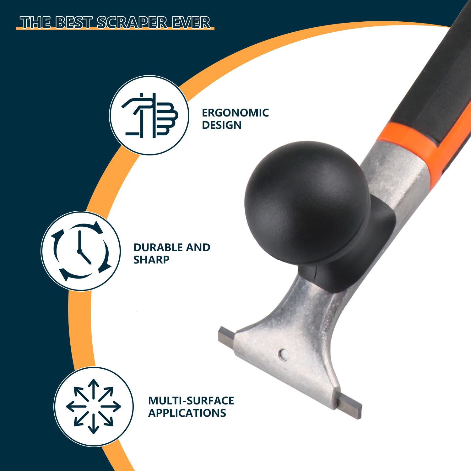 Durable carbide blade from Quini scraper resisting wear under heavy use