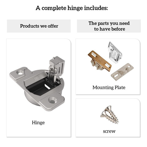 Quini eco-friendly cabinet hinges highlighting reuse of hardware