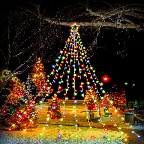Qulist IP44 waterproof lights withstand outdoor use for durable seasonal displays.