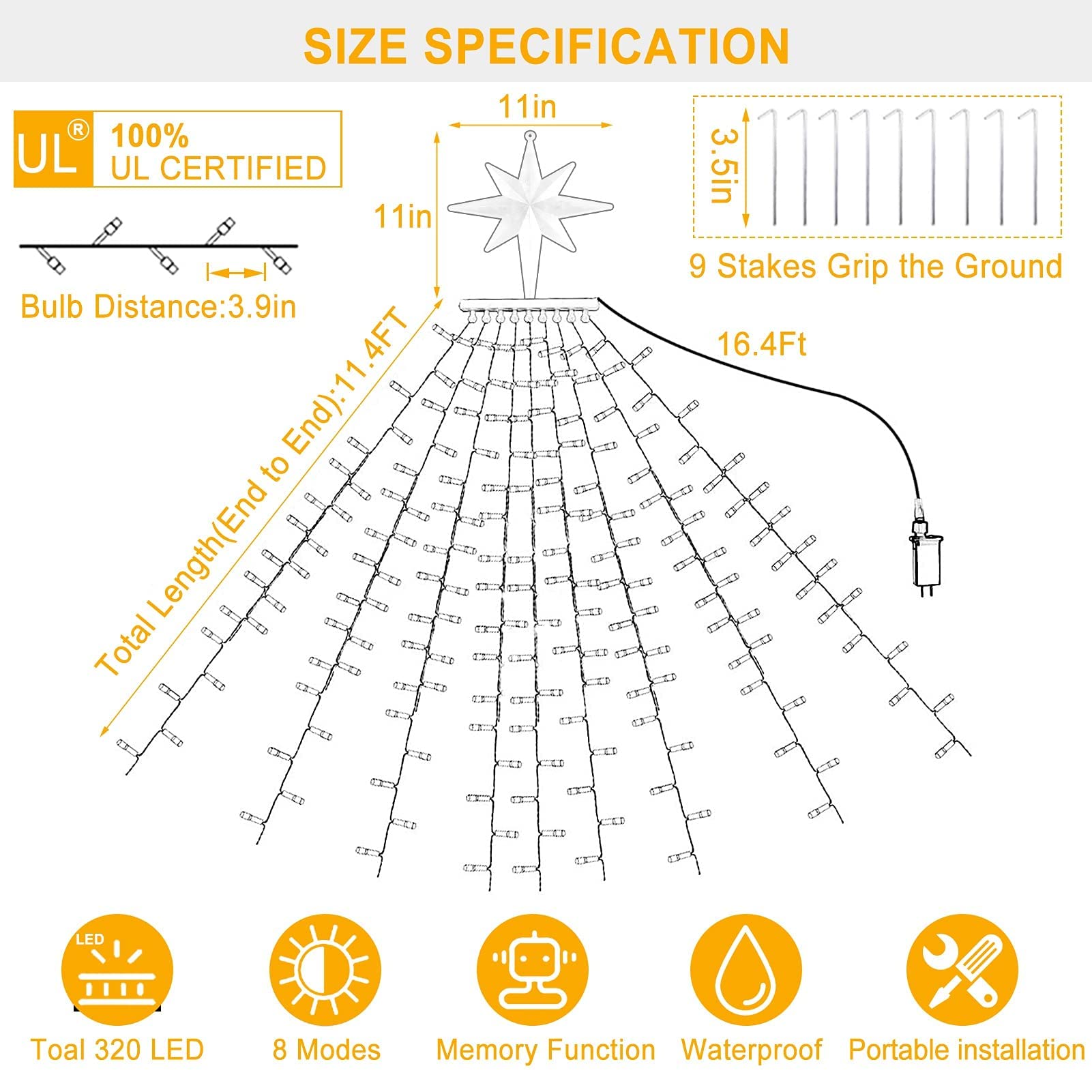 Qulist IP44 waterproof rating supports outdoor installation