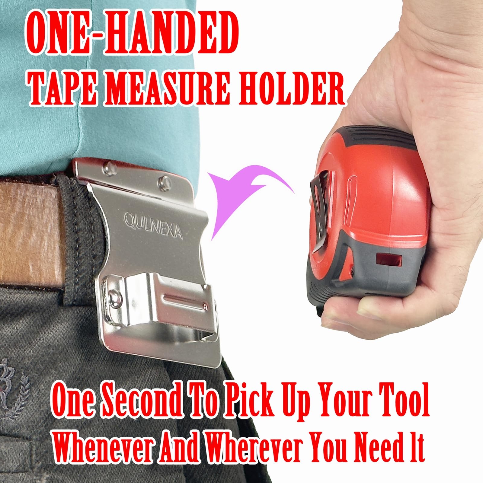 QULNEXA ergonomic low profile holster sits comfortably on the hip