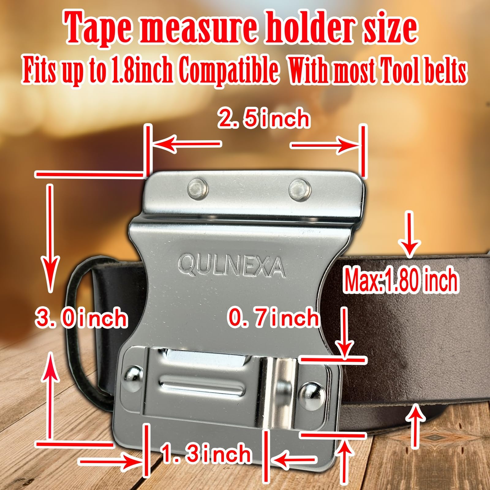 QULNEXA firearm clip inspired design reduces hip poke